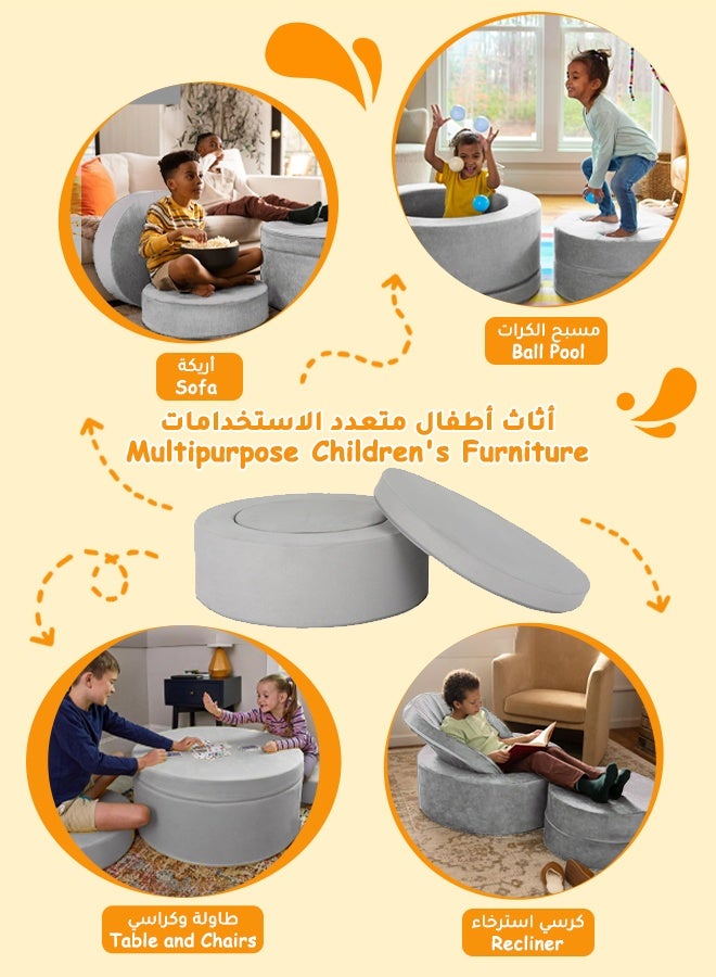 Aurlar Soft Play Couch for Toddlers – Montessori Foam Climbing Activity Center, Indoor Playground Sofa for Kids, Educational and Safe - Image 2